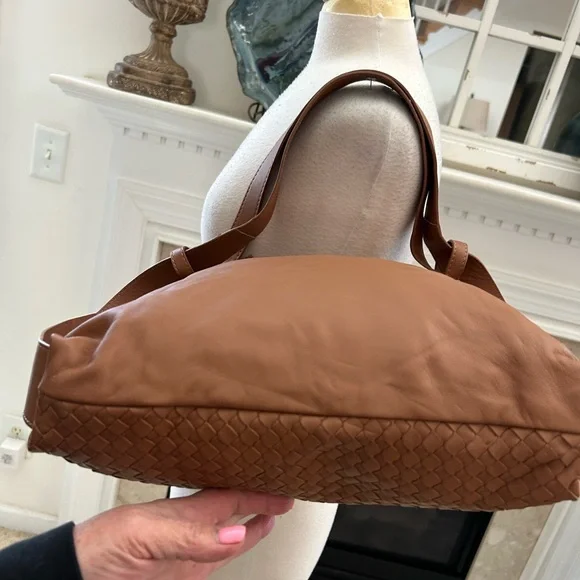 Giorgia Milani Brown Woven Shoulder Bag - Picture 7 of 12